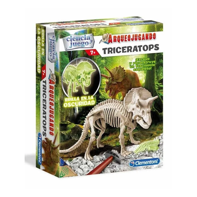 Arqueojugando Triceratops Fosforescente