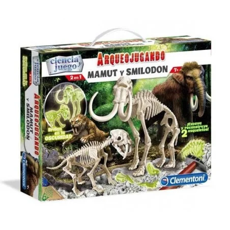 Arqueojugando Mamut y Smilodon Fosforescente