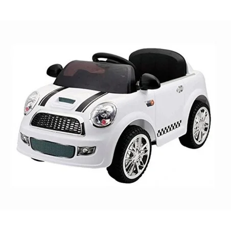 Coche Eléctrico Infantil Mini Blanco