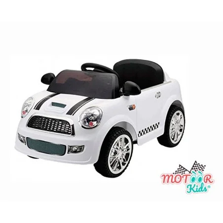 Coche Eléctrico Infantil Mini Blanco