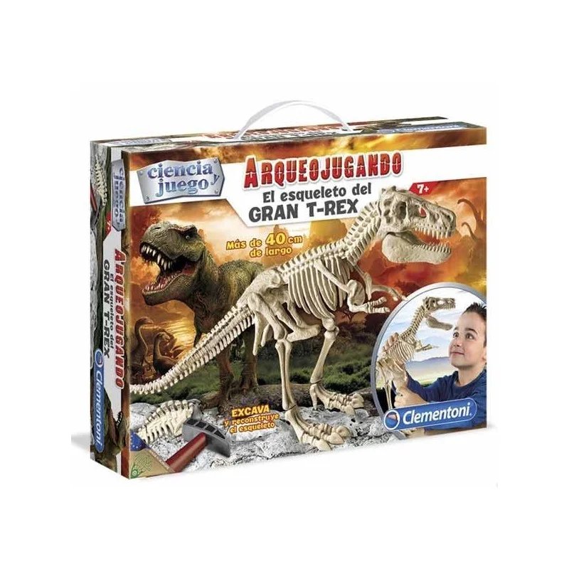 Arqueojugando Esqueleto del Gran TRex