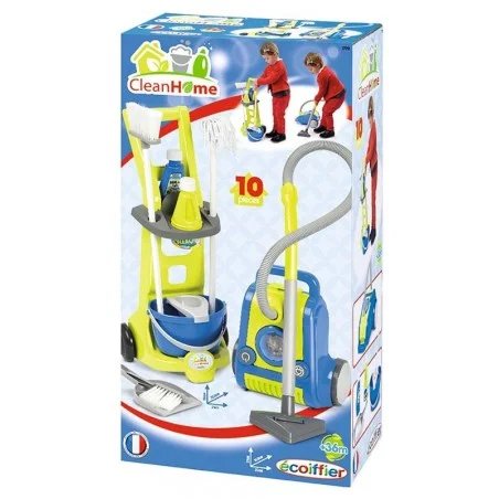 Ecoiffier Carrito de limpieza y Aspiradora Ecoiffier Carrito de limpieza y Aspiradora