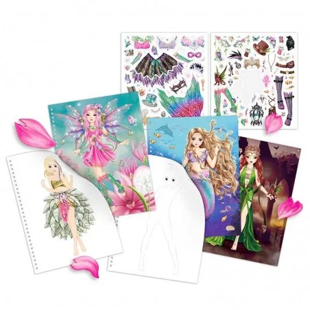 Top Model Libro de Colorear Fantasy Model Top Model Libro de Colorear Fantasy Model