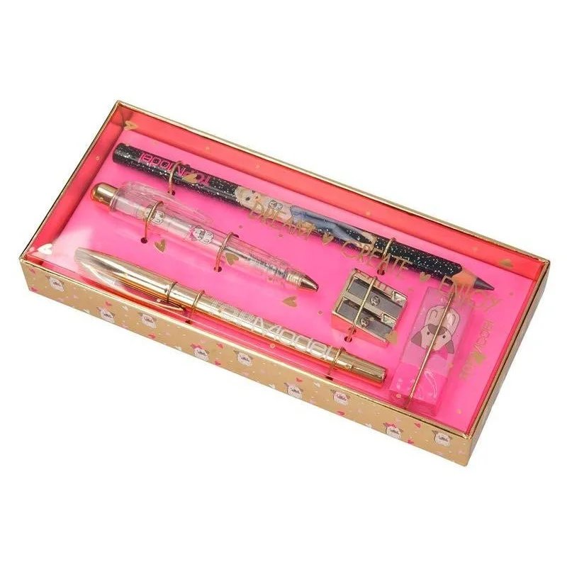 Set de Escritura Oro Top Model