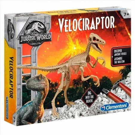 Jurassic World Velociraptor con Escenario