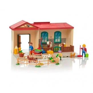 Granja maletin playmobil juguettos shop