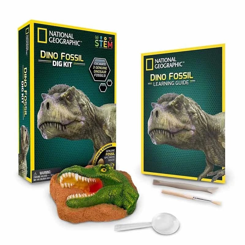 National Geographic Juego Excava Fósil Dinosaurio