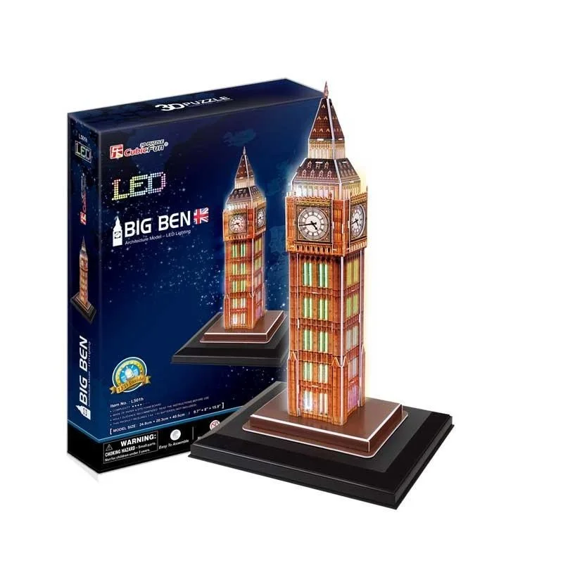Puzzle 3D Big Ben con Luces LED