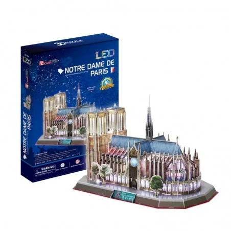 Puzzle 3D Notre Dame con Luces LED