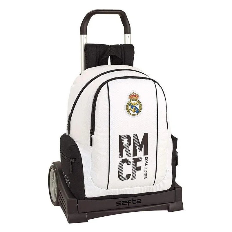 Mochila Casual Con Carro Oficial Real Madrid
