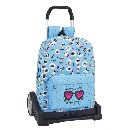 Mochila Con Carro De La Linea Moos Eyes