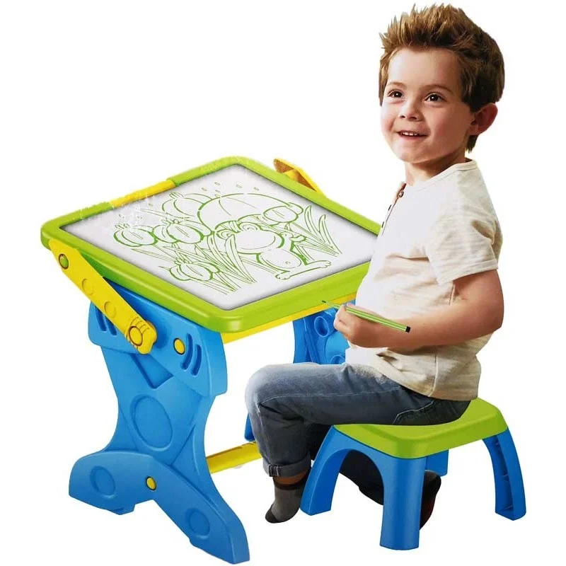 Mesa y Pizarra Infantil de Dibujo