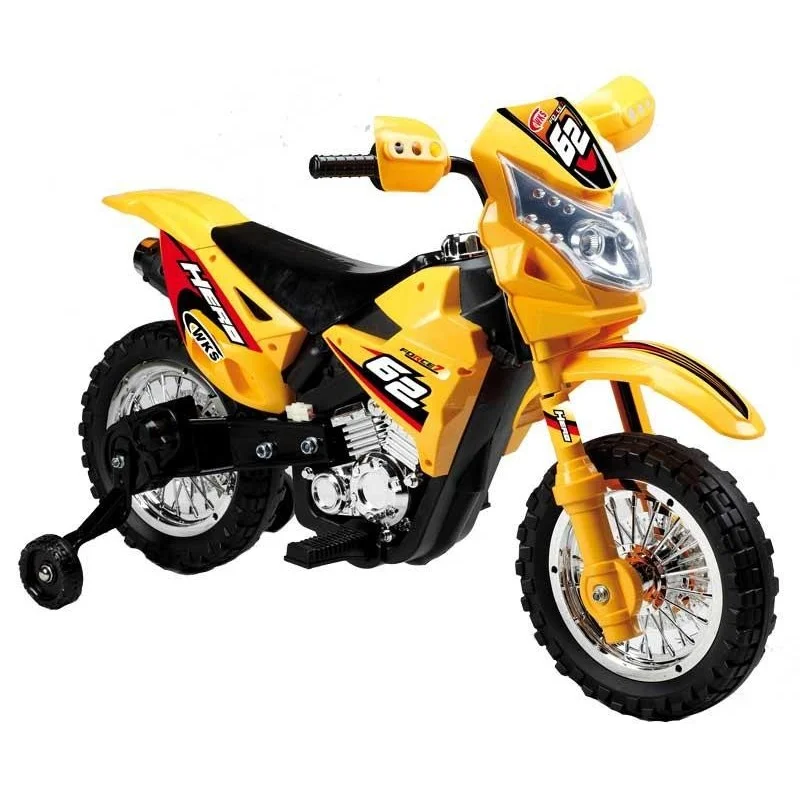 Moto cross infantil con bateria de 3 a 7 años motor 6 V H 3km 