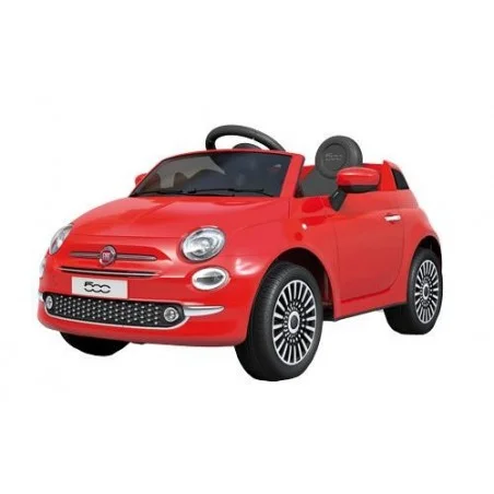 Coche de Batería Infantil Fiat 500 Rojo