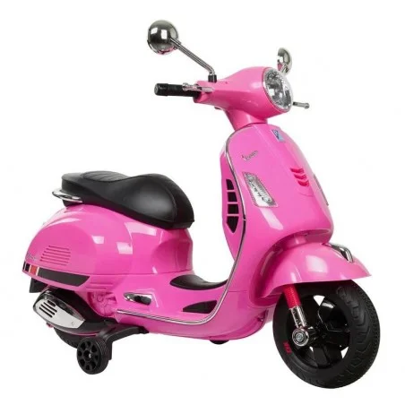 Moto de Batería para Niños Vespa Rosa