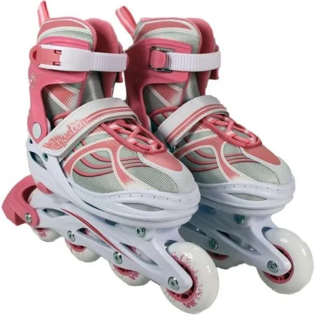 Patines con Casco Rosa T3437