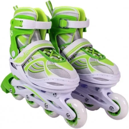 Patines con Casco Verde T3033