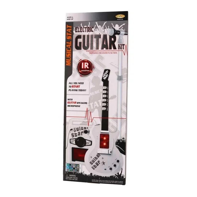 Guitarra Eléctrica y Micrófono Infantil