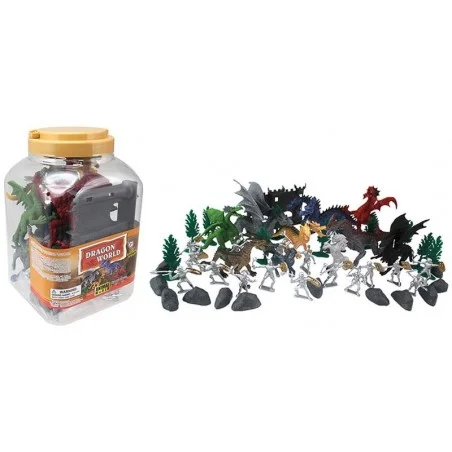 Set de Figuras de 50 Dragones