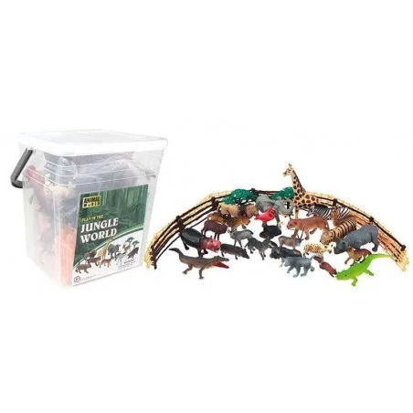 Set de 58 Figuras de Animales Salvajes Set de 58 Figuras de Animales Salvajes