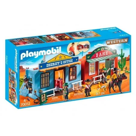 Playmobil Western Maletín Ciudad del Oeste