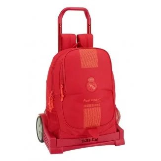 Real Madrid Mochila con Carro Roja