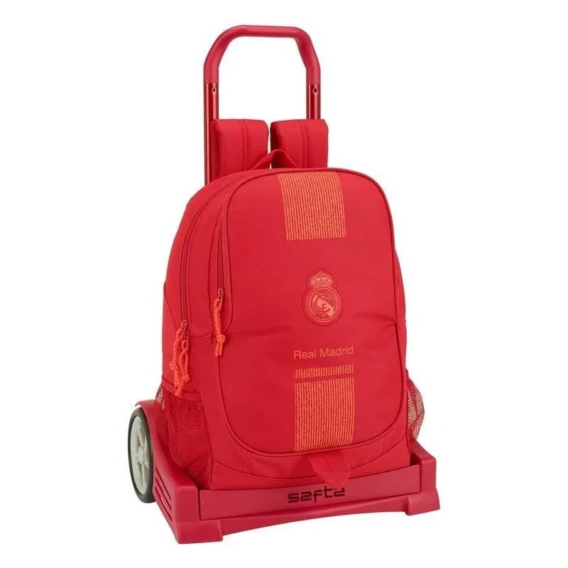 Real Madrid Mochila con Carro Roja