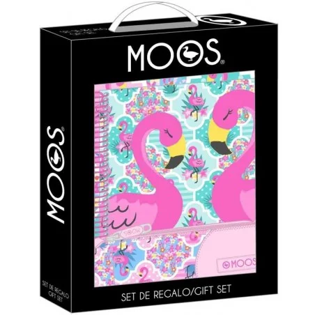 Set de Regalo Moos Flamingo Rosa