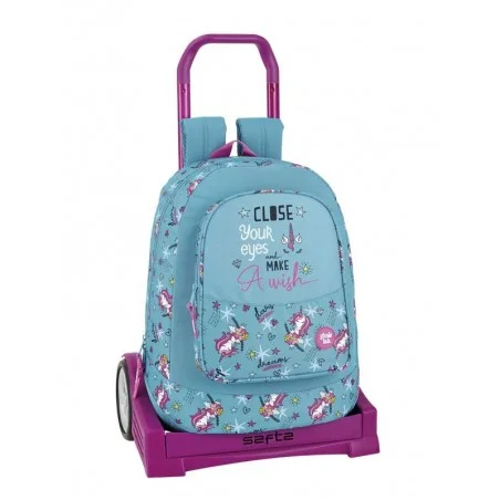 Glowlab Dreams Mochila Escolar con Carro