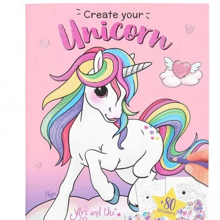 Cuaderno para Pintar Ylvi Create Your Unicorn