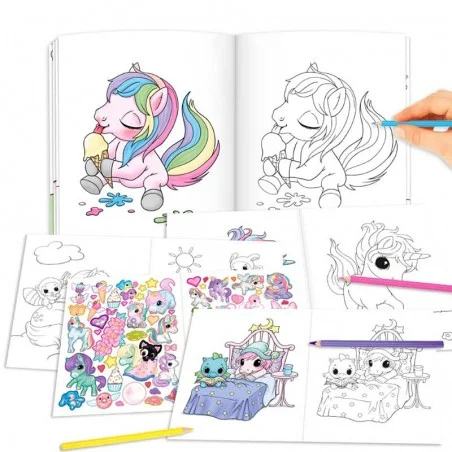 Cuaderno para Pintar Ylvi Create Your Unicorn