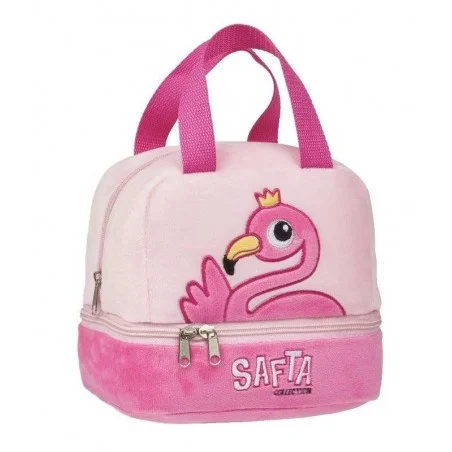 PORTAMERIENDAS PELUCHE SAFTA FLAMINGO