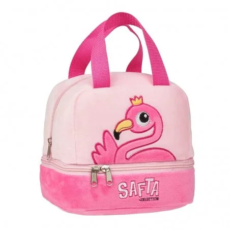 PORTAMERIENDAS PELUCHE SAFTA FLAMINGO