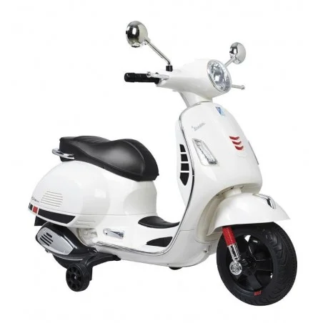 Moto Eléctrica para Niños Vespa Blanca