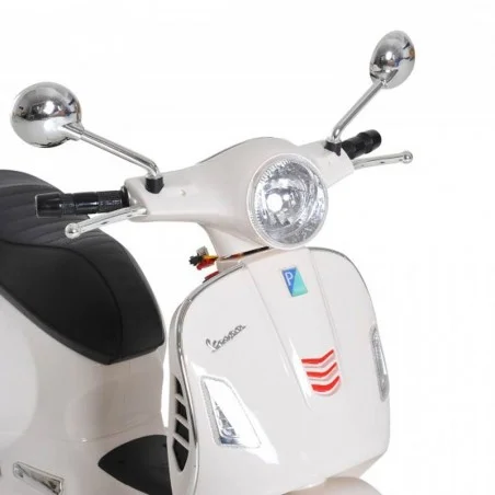 Moto Eléctrica para Niños Vespa Blanca