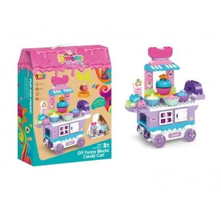 Set de Bloques Infantil Carrito de Dulces