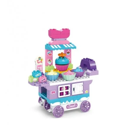 Set de Bloques Infantil Carrito de Dulces