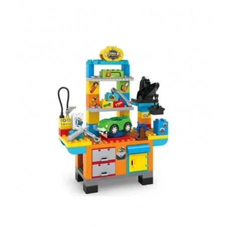 Set de Bloques Infantil Taller de Coches