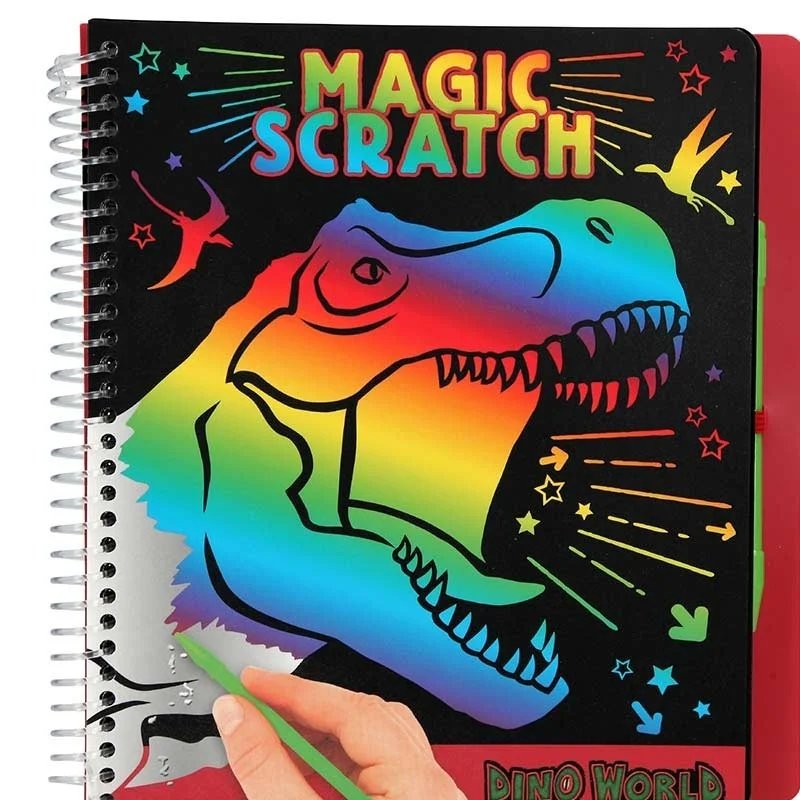 Dino World Cuaderno MagicScratch