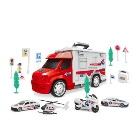 Set Coches de Ambulancia y Parking