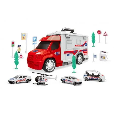 Set Coches de Ambulancia y Parking