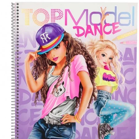 TOP Model Cuaderno Dance para Colorear