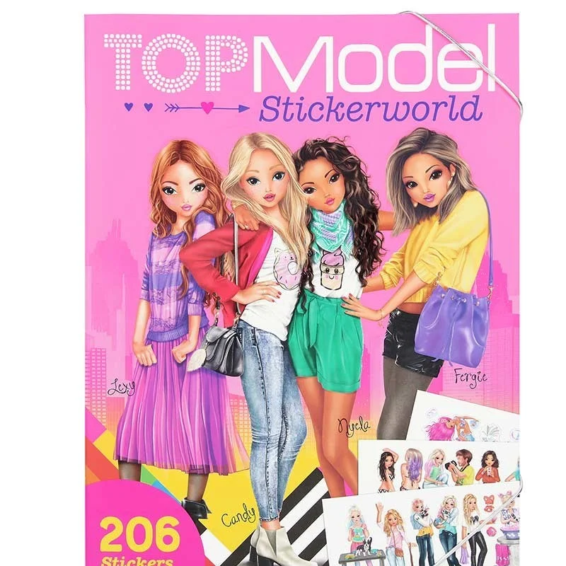 TOP Model Cuaderno de Pegatinas Stickerworld