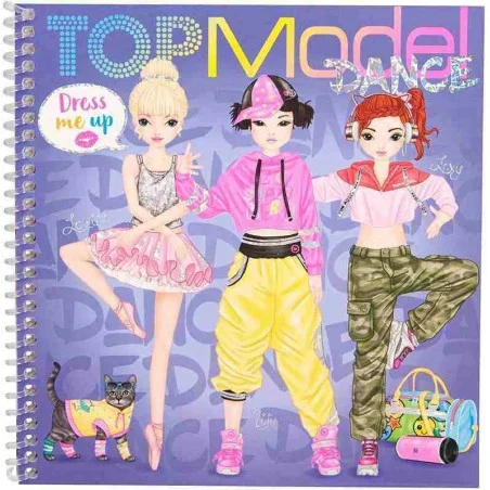 Top Model Libro para Colorear Dance