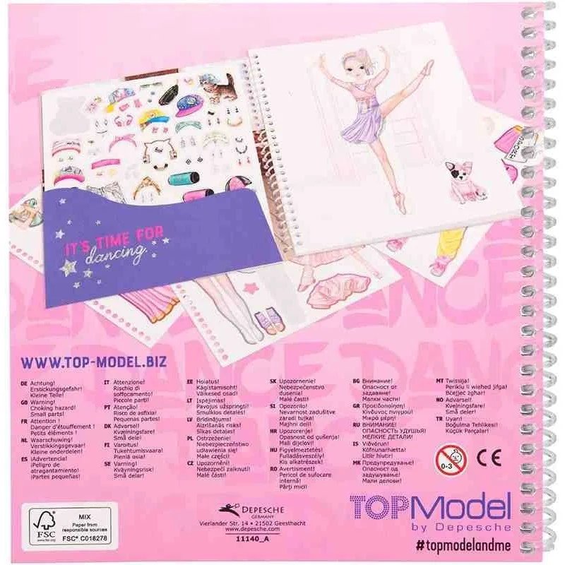 Top Model Libro para Colorear Dance