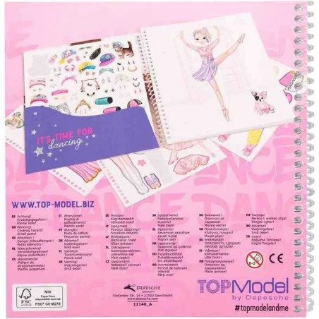 Top Model Libro para Colorear Dance