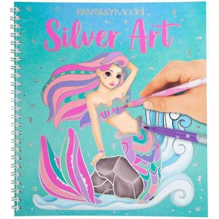 Fantasy Model Libro para Colorear Silver