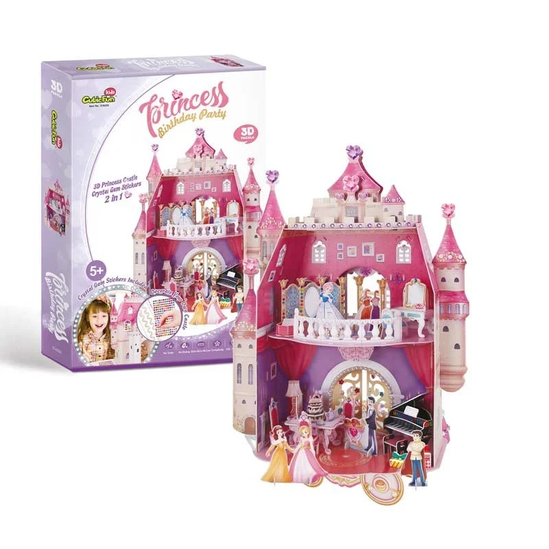 Puzzle 3D Cumpleaños Princesas