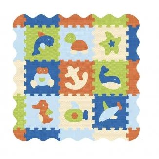 Puzzle Alfombra Goma Eva Animales