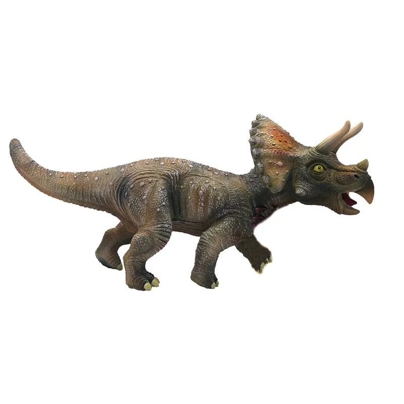 Mega Figura Dinosaurio Triceratops Con Sonido